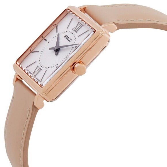 NWT Authentic Seiko Conceptual Quartz White Dial Women's Watch - Picture 2 of 3